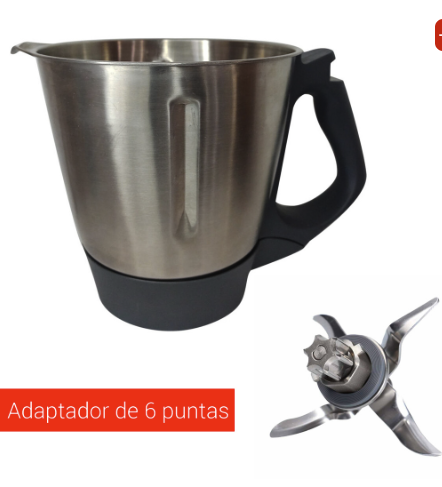 Vaso para Osoji Mix OM6 2LT – V2. 2023 (incluye base, cuchillas y tapa)